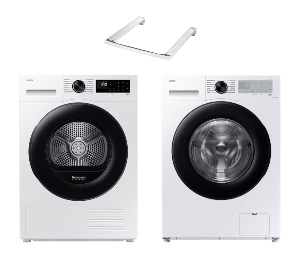 ZESTAW Samsung Suszarka DV90DG52A0AEEO+Pralka WW90CGC04DAH+Łącznik - 1570569 - zdjęcie